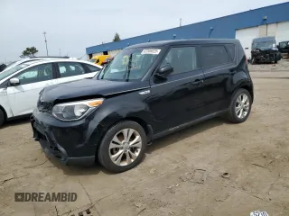 2015 Kia Soul + with VIN KNDJP3A59F7128409, listed as a Copart auction lot 52308825 with 116,542 mi miles and Clean Title. Bid and sale history available at carsss.com. Image 1.