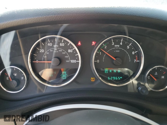 2017 Jeep Wrangler Unlimited Sahara with VIN 1C4BJWEG0HL727423, listed as a Copart auction lot 56719285 with 62,965 mi miles and Salvage title. Bid and sale history available at DreamBid. Image 9.