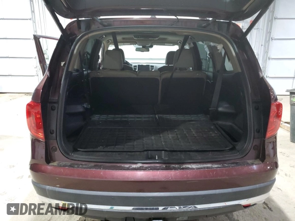 2017 Honda Pilot Touring with VIN 5FNYF6H99HB024088, listed as a Copart auction lot 88650165 with 123,964 mi miles and Salvage Title. Bid and sale history available at DreamBid. Image 6.