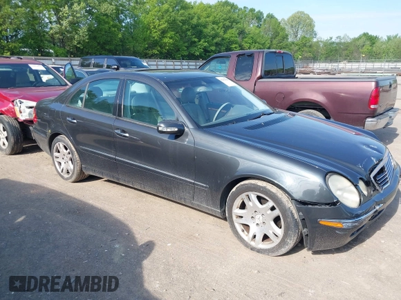 2003 Mercedes-Benz E 500 with VIN WDBUF70JX3A134108, listed as a IAAI auction lot 42123309 with 274,545 mi miles and . Bid and sale history available at DreamBid. Image 1.
