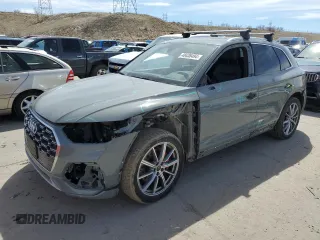 2021 Audi SQ5 Premium Plus with VIN WA1B4AFY9M2139595, listed as a Copart auction lot 48438494 with 28,979 mi miles and . Bid and sale history available at DreamBid. Image 1.