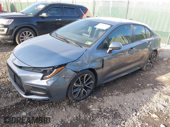 2020 Toyota Corolla SE with VIN JTDS4RCE1LJ026713, listed as a IAAI auction lot 41709761 with 89,574 mi miles and . Bid and sale history available at DreamBid. Image 17.