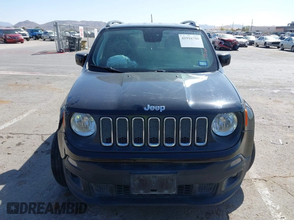 2018 Jeep Renegade Latitude with VIN ZACCJBBB8JPH98229, listed as a IAAI auction lot 41916788 with Not Provided miles and . Bid and sale history available at carsss.com. Image 12.