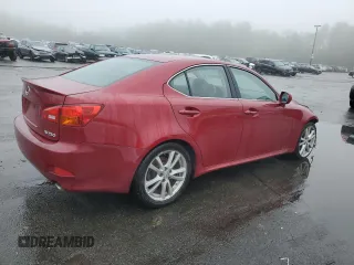 2006 Lexus IS 250 with VIN JTHBK262X65013954, listed as a Copart auction lot 55437155 with 158,395 mi miles and Clean Title. Bid and sale history available at DreamBid. Image 3.