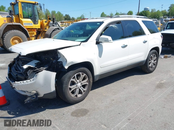 2014 GMC Acadia SLT z VIN 1GKKRRKD4EJ374149, wystawiony jako IAAI lot #41998400 z przebiegiem 193 462 mil mil oraz . Historia ofert i sprzedaży dostępna na DreamBid. Obrazek 2.