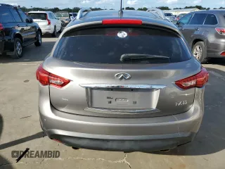2011 Infiniti FX35 with VIN JN8AS1MU6BM711459, listed as a Copart auction lot 75117754 with 0 mi miles and Salvage Title. Bid and sale history available at carsss.com. Image 6.