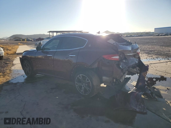 2017 Maserati Levante S with VIN ZN661YUS0HX246145, listed as a Copart auction lot 78274704 with 72,655 mi miles and Salvage title. Bid and sale history available at DreamBid. Image 2.