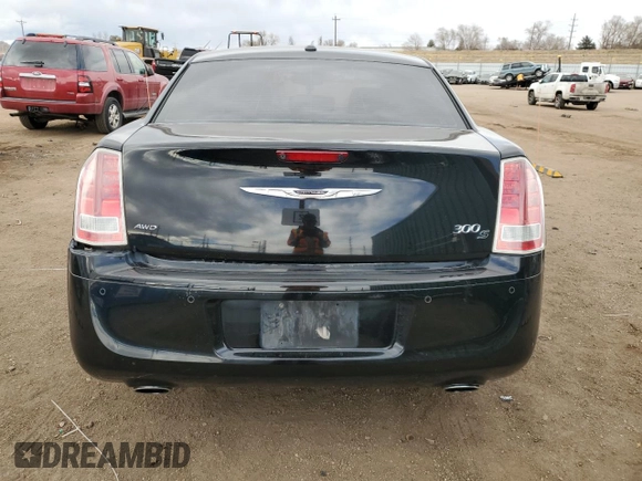 2013 Chrysler 300 with VIN 2C3CCAGG5DH703709, listed as a Copart auction lot 47603655 with 134,636 mi miles and Salvage Title. Bid and sale history available at carsss.com. Image 6.