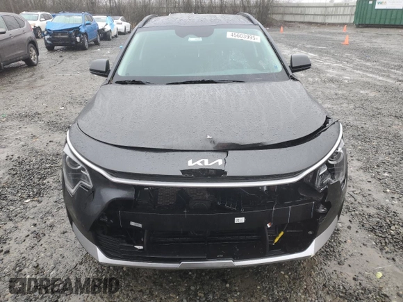 2023 Kia Niro LX with VIN KNDCP3LE7P5098748, listed as a Copart auction lot 45603995 with 23,255 mi miles and Salvage Title. Bid and sale history available at carsss.com. Image 5.