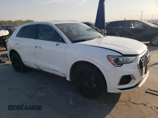 2019 Audi Q3 Premium with VIN WA1AECF37K1078324, listed as a Copart auction lot 75601734 with 73,623 mi miles and Salvage Title. Bid and sale history available at carsss.com. Image 4.