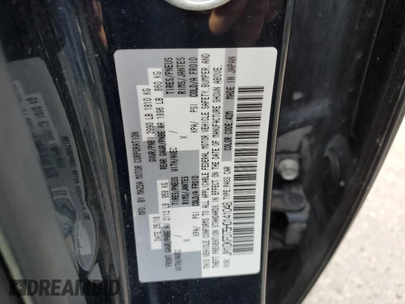 2017 Mazda CX-3 Grand Touring z VIN JM1DKFD75H0141048, wystawiony jako Copart lot #55752185 z przebiegiem 89 960 mil mil oraz Szkody całkowita. Historia ofert i sprzedaży dostępna na DreamBid. Obrazek 13.