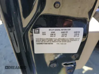 2004 Cadillac CTS with VIN 1G6DM577340169704, listed as a Copart auction lot 76325814 with 177,089 mi miles and Salvage Title. Bid and sale history available at carsss.com. Image 12.