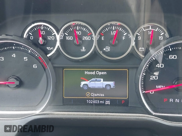 2021 Chevrolet Silverado 1500 with VIN 3GCNYAEH3MG479597, listed as a IAAI auction lot 42053040 with 102,403 mi miles and . Bid and sale history available at DreamBid. Image 15.