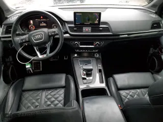 2019 Audi SQ5 Prestige with VIN WA1C4AFY5K2070969, listed as a Copart auction lot 48003065 with 51,499 mi miles and Salvage Title. Bid and sale history available at carsss.com. Image 8.