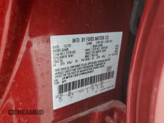 2023 Ford Mustang Mach-E Select with VIN 3FMTK1SS1PMA09403, listed as a Copart auction lot 49500935 with 34,435 mi miles and Salvage title. Bid and sale history available at DreamBid. Image 13.