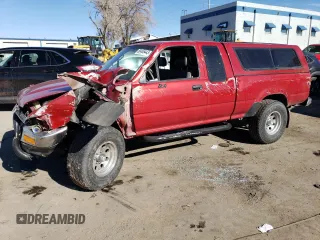 1993 Toyota Pickup DLX z VIN JT4VN13D3P5113661, wystawiony jako Copart lot #43354184 z przebiegiem 197 307 mil mil oraz Szkoda całkowita • Salvage title. Historia ofert i sprzedaży dostępna na DreamBid. Obrazek 1.