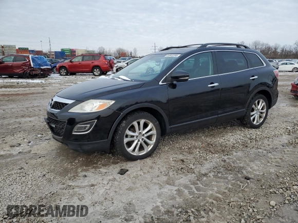 2011 Mazda CX-9 Grand Touring with VIN JM3TB3DA9B0316583, listed as a Copart auction lot 45943295 with 166,442 mi miles and Salvage Title. Bid and sale history available at DreamBid. Image 1.