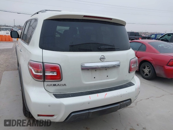 2020 Nissan Armada SV with VIN JN8AY2ND4LX016965, listed as a IAAI auction lot 41426843 with 62,523 mi miles. Bid and sale history available at carsss.com. Image 15.