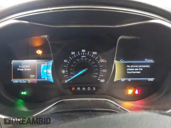 2017 Ford Fusion SE with VIN 3FA6P0HD2HR156040, listed as a IAAI auction lot 41718093 with 48,118 mi miles. Bid and sale history available at carsss.com. Image 7.
