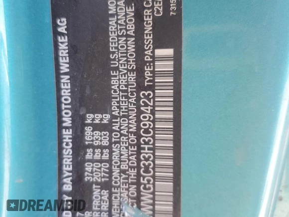 2017 MINI Convertible Cooper z VIN WMWWG5C33H3C99423, wystawiony jako Copart lot #61426325 z przebiegiem Nie podano mil oraz Nie do naprawy • Non repairable. Historia ofert i sprzedaży dostępna na DreamBid. Obrazek 13.