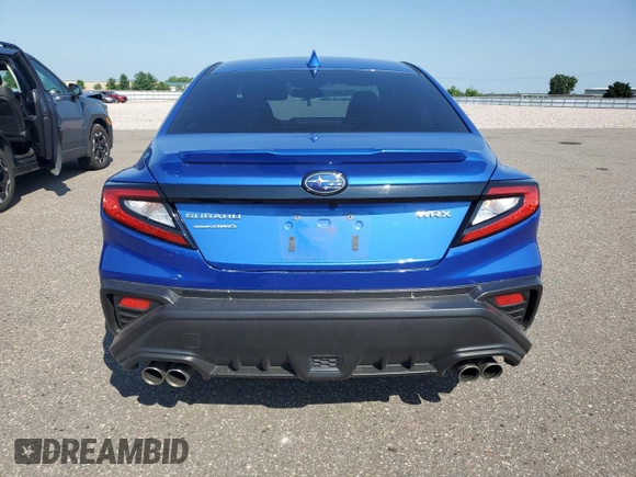 2023 Subaru WRX Premium with VIN JF1VBAF66P9822198, listed as a Copart auction lot 62338545 with 16,013 mi miles and Salvage title. Bid and sale history available at DreamBid. Image 6.