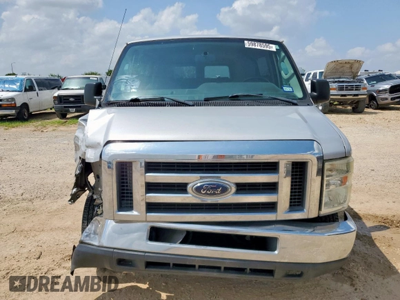 2009 Ford Econoline Passenger XL with VIN 1FBNE31L39DA56400, listed as a Copart auction lot 59878595 with 249,112 mi miles and Salvage title. Bid and sale history available at DreamBid. Image 5.