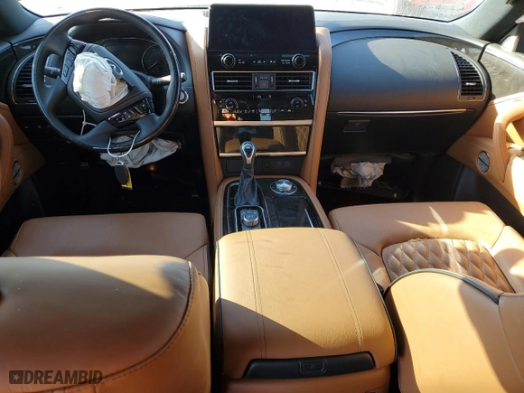 2024 Infiniti QX80 SENSORY with VIN JN8AZ2BE6R9325179, listed as a Copart auction lot 74103704 with 6,264 mi miles and Salvage Title. Bid and sale history available at carsss.com. Image 8.