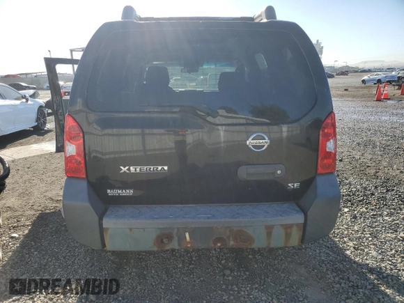 2007 Nissan Xterra SE with VIN 5N1AN08W07C504762, listed as a Copart auction lot 78114064 with 229,978 mi miles and Salvage Title. Bid and sale history available at DreamBid. Image 6.