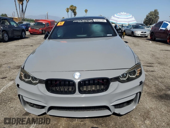 2013 BMW 3 Series 328i with VIN WBA3C1C57DF440864, listed as a Copart auction lot 63637135 with 132,306 mi miles and Salvage title. Bid and sale history available at DreamBid. Image 5.