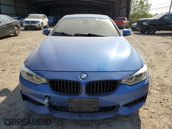 2015 BMW 4 Series 428i xDrive with VIN WBA4C9C5XFG135004, listed as a Copart auction lot 60551714 with 209,083 mi miles and Salvage Title. Bid and sale history available at DreamBid. Image 5.