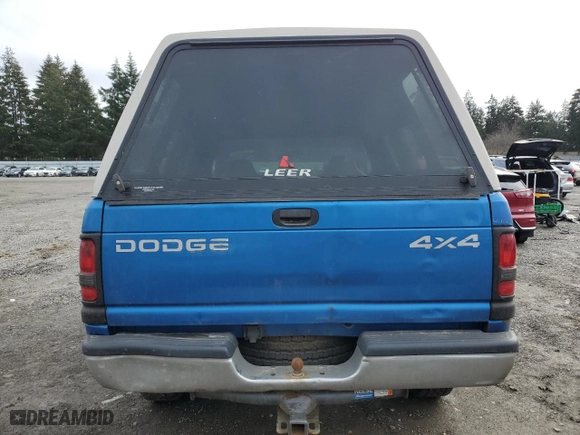 1998 Dodge Ram 1500 with VIN 1B7HF16Z2WS627647, listed as a Copart auction lot 46144705 with 212,532 mi miles and Salvage Title. Bid and sale history available at carsss.com. Image 6.