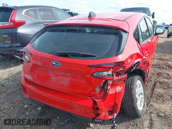 2024 Subaru Impreza with VIN JF1GUABC4R8879894, listed as a IAAI auction lot 41933734 with 6,690 mi miles and . Bid and sale history available at DreamBid. Image 6.