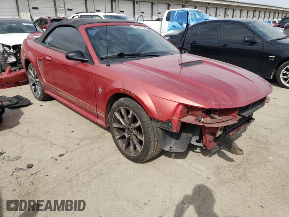 2000 Ford Mustang with VIN 1FAFP4442YF295255, listed as a Copart auction lot 46638905 with 91,064 mi miles and Salvage Title. Bid and sale history available at carsss.com. Image 4.