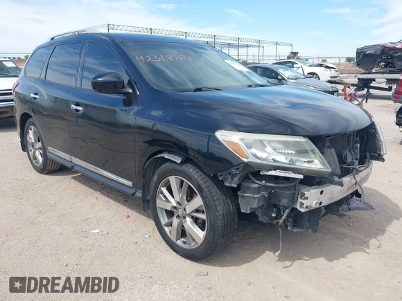 2013 Nissan Pathfinder S с VIN 5N1AR2MN8DC650531, выставлен на аукционе IAAI как лот 42318783 с пробегом 173 518 миль миль и . История ставок и продаж доступна на DreamBid. Изображение 1.