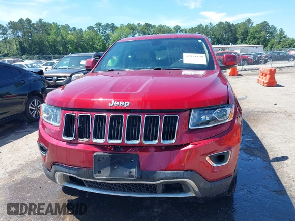 2014 Jeep Grand Cherokee Limited z VIN 1C4RJFBGXEC479342, wystawiony jako IAAI lot #42514199 z przebiegiem 207 493 mil mil oraz . Historia ofert i sprzedaży dostępna na DreamBid. Obrazek 12.