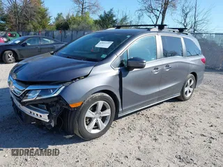 2020 Honda Odyssey EX with VIN 5FNRL6H54LB052660, listed as a IAAI auction lot 42051157 with 51,159 mi miles and . Bid and sale history available at DreamBid. Image 2.