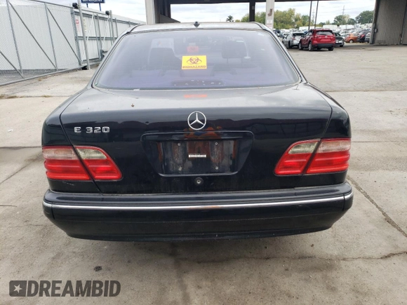 2001 Mercedes-Benz E-Class with VIN WDBJF65J61B307118, listed as a Copart auction lot 72564424 with Not Provided miles and Clean Title. Bid and sale history available at carsss.com. Image 6.