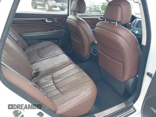 2013 Hyundai Equus Signature with VIN KMHGH4JH2DU059788, listed as a IAAI auction lot 42136278 with 68,672 mi miles and . Bid and sale history available at DreamBid. Image 8.