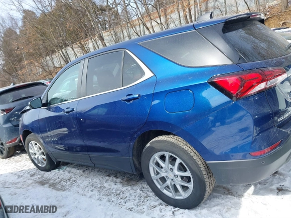 2023 Chevrolet Equinox LT with VIN 3GNAXUEG0PS147569, listed as a IAAI auction lot 41611473 with 21,837 mi miles. Bid and sale history available at carsss.com. Image 14.