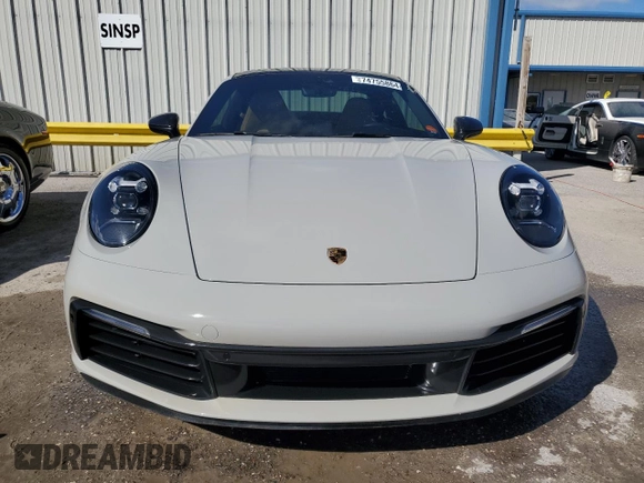 2022 Porsche 911 Carrera with VIN WP0AA2A90NS205663, listed as a Copart auction lot 74755864 with 16,208 mi miles and Non Repairable. Bid and sale history available at carsss.com. Image 5.
