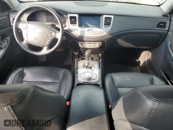 2013 Hyundai Genesis 3.8L with VIN KMHGC4DDXDU235431, listed as a Copart auction lot 72545984 with 102,739 mi miles and Salvage Title. Bid and sale history available at carsss.com. Image 8.