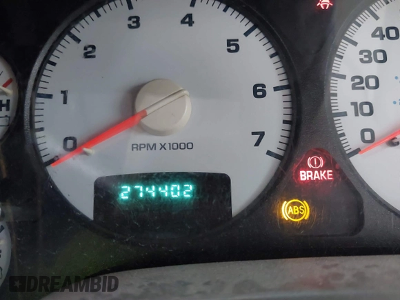 2005 Dodge 1500 SLT with VIN 1D7HA18N15J601253, listed as a IAAI auction lot 41431232 with 274,402 mi miles. Bid and sale history available at carsss.com. Image 7.