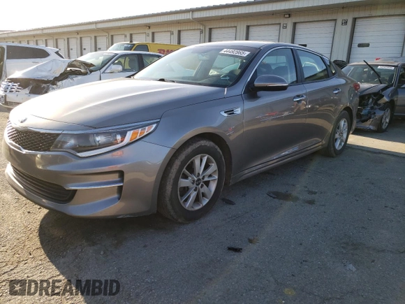 2018 Kia Optima LX z VIN 5XXGT4L38JG212129, wystawiony jako Copart lot #44492865 z przebiegiem 148 415 mil mil oraz Szkoda całkowita • Salvage title. Historia ofert i sprzedaży dostępna na DreamBid. Obrazek 1.