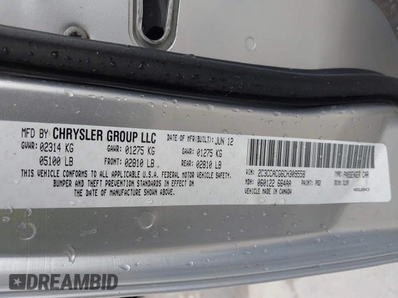 2012 Chrysler 300 Limited with VIN 2C3CCACG6CH309558, listed as a IAAI auction lot 42499372 with 145,414 mi miles and . Bid and sale history available at DreamBid. Image 9.