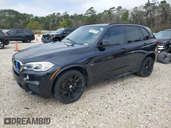 2015 BMW X5 sDrive35i with VIN 5UXKR2C51F0H39390, listed as a Copart auction lot 46475705 with 151,917 mi miles and Salvage Title. Bid and sale history available at carsss.com. Image 1.