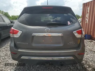 2015 Nissan Pathfinder SV with VIN 5N1AR2MM8FC654587, listed as a Copart auction lot 55139465 with 102,397 mi miles and Salvage Title. Bid and sale history available at carsss.com. Image 6.
