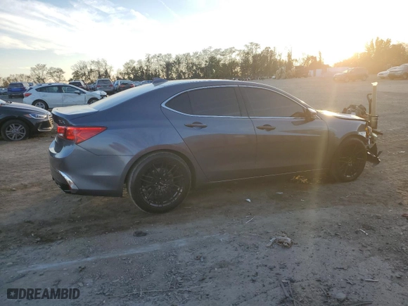 2020 Acura TLX with VIN 19UUB2F39LA002368, listed as a Copart auction lot 78662594 with 77,300 mi miles and Salvage Title. Bid and sale history available at carsss.com. Image 3.