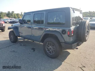 2024 Jeep Wrangler Sport with VIN 1C4PJXDG3RW244585, listed as a Copart auction lot 71541914 with 5,279 mi miles and Salvage Title. Bid and sale history available at carsss.com. Image 2.