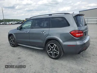 2018 Mercedes-Benz GLS 550 with VIN 4JGDF7DEXJB134109, listed as a Copart auction lot 56599125 with 62,280 mi miles and Salvage title. Bid and sale history available at DreamBid. Image 2.