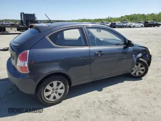 2008 Hyundai Accent GS with VIN KMHCM36C98U102546, listed as a Copart auction lot 52555415 with 159,468 mi miles and Salvage Title. Bid and sale history available at carsss.com. Image 3.
